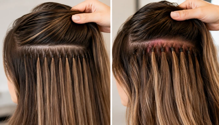 cuáles son las extensiones que no dañan el cabello
